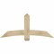 Ekena Millwork Bellingham Rough Sawn Timber Gable Bracket, Douglas Fir, 60"W x 27"H x 2"D x 6"F, 11/12 Pitch GBW060X27X0206BEL00RDF - alternate 1